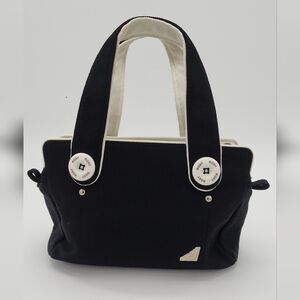 Roxy Black Canvas Tote Bag